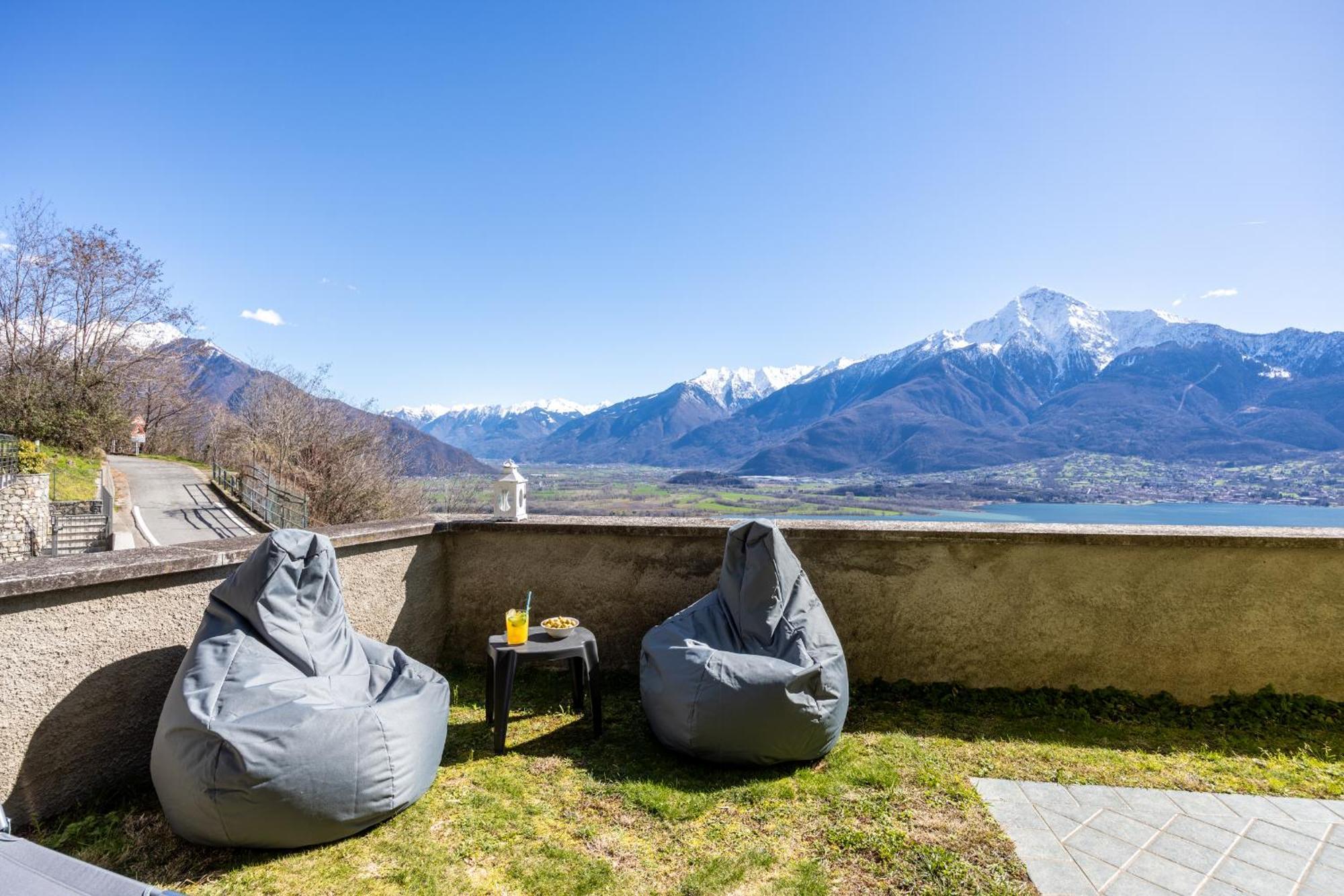 Lago Di Como - Luxury Panoramic Garden - Free Wifi Villa Gera Lario Eksteriør billede